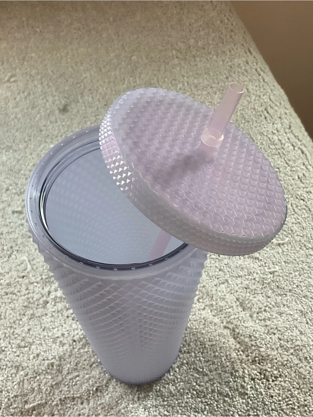 2021 starbucks lilac studded cold cup tumbler NWT 24 oz. New